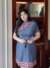 Load image into Gallery viewer, Brooke Cheongsam in Dark Blue