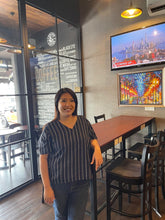 Load image into Gallery viewer, Pauline Cupro V-neck Top