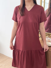 Load image into Gallery viewer, Emma Midi Dress in Burgundy
