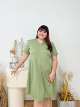Load image into Gallery viewer, Stefanie Cupro Dress in Sage