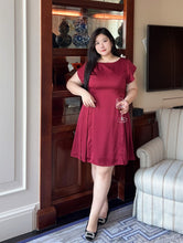 Load image into Gallery viewer, Rebecca Dress in Maroon