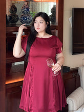 Load image into Gallery viewer, Rebecca Dress in Maroon