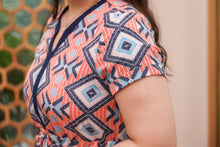 Load image into Gallery viewer, Kimi Drawstring Dress in Red