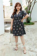 Load image into Gallery viewer, Birdie Fit and Flare Dress in Black