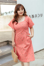 Load image into Gallery viewer, Courtney Flutter Sleeve Sweetheart Dress