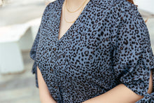 Load image into Gallery viewer, Cleo Button-up Midi Dress in Soft Blue