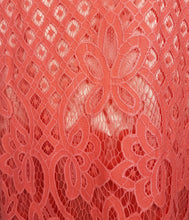 Load image into Gallery viewer, Claire Lace Dress in Coral