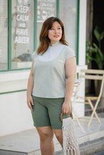 Load image into Gallery viewer, Mandy Bib Top in Sage