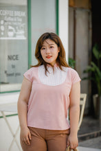 Load image into Gallery viewer, Mandy Bib Top in Peach