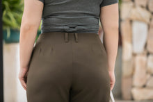 Load image into Gallery viewer, Emily Wide Leg Crop Pant in Olive
