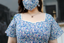 Load image into Gallery viewer, Bluebell Flutter Sleeve Sweetheart Dress