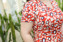 Load image into Gallery viewer, Ulla Wrap Front Jumpsuit in Rust