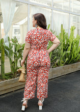 Load image into Gallery viewer, Ulla Wrap Front Jumpsuit in Rust