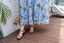 Load image into Gallery viewer, Hydrangea Maxi Dress in Lavender