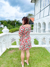 Load image into Gallery viewer, Cherry Scoop Neck Dress in White