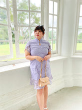 Load image into Gallery viewer, Ruyi Lace Cheongsam in Lavender