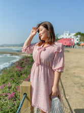 Load image into Gallery viewer, Fleur Chiffon Dress in Pink