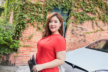 Load image into Gallery viewer, Sirena Mermaid Dress in Red