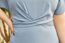 Load image into Gallery viewer, Kyra Front Knot Dress in Baby Blue