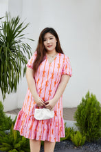 Load image into Gallery viewer, Ribbon Midi Dress in Pink