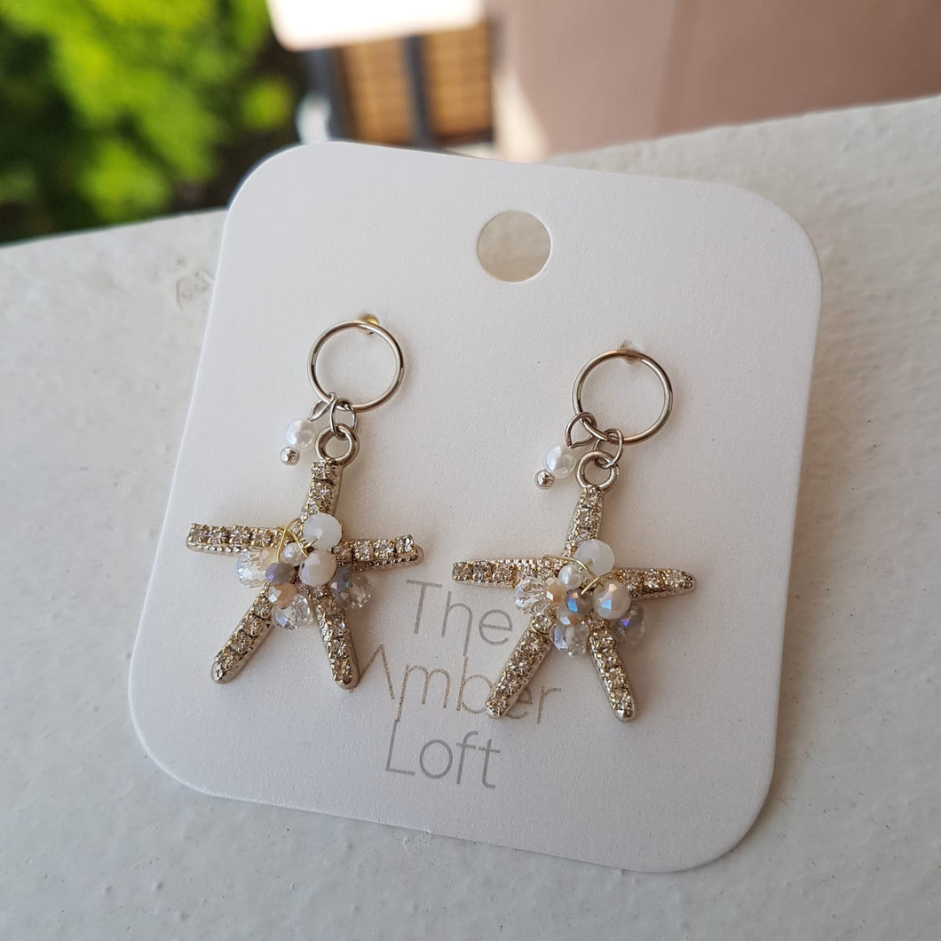 Star Spangled Starfish Earrings