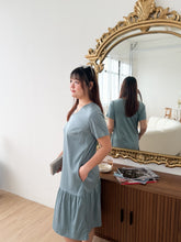 Load image into Gallery viewer, Emma Midi Dress in Dusty Blue
