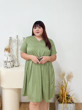 Load image into Gallery viewer, Stefanie Cupro Dress in Sage

