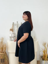 Load image into Gallery viewer, Stefanie Crepe Dress in Navy
