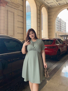 Justine Lyocell Dress in Green