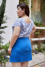 Load image into Gallery viewer, Bianka Lace Skirt in Cobalt Blue
