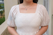 Load image into Gallery viewer, Melissa Cotton Lace Dress in White
