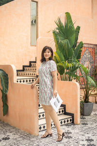 Flight of Fancy Shift Dress in Pistachio