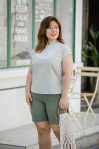 Mandy Bib Top in Sage