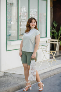 Mandy Bib Top in Sage