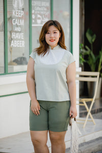 Mandy Bib Top in Sage