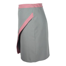 Load image into Gallery viewer, Colour Block Skirt in Pink &amp; Grey 
