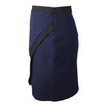 Load image into Gallery viewer, Colour Block Skirt in Black &amp; Navy 
