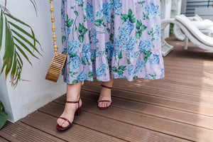Hydrangea Maxi Dress in Lavender