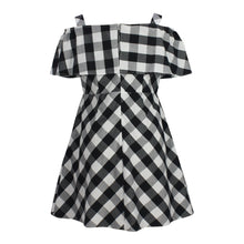 Load image into Gallery viewer, Cold Shoulder Gingham Dress 
