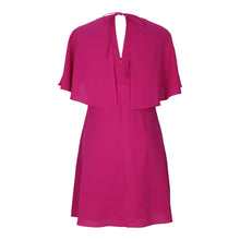 Load image into Gallery viewer, Cape Dress in Fuchsia 
