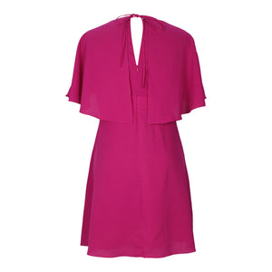 Cape Dress in Fuchsia 