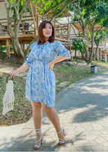Load image into Gallery viewer, Fleur Chiffon Dress in Pale Blue
